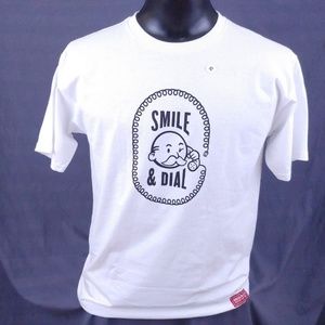 Yanagida Projects Smile & Dial T-Shirt White